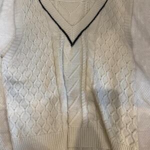 Shein cream cable knit sweater